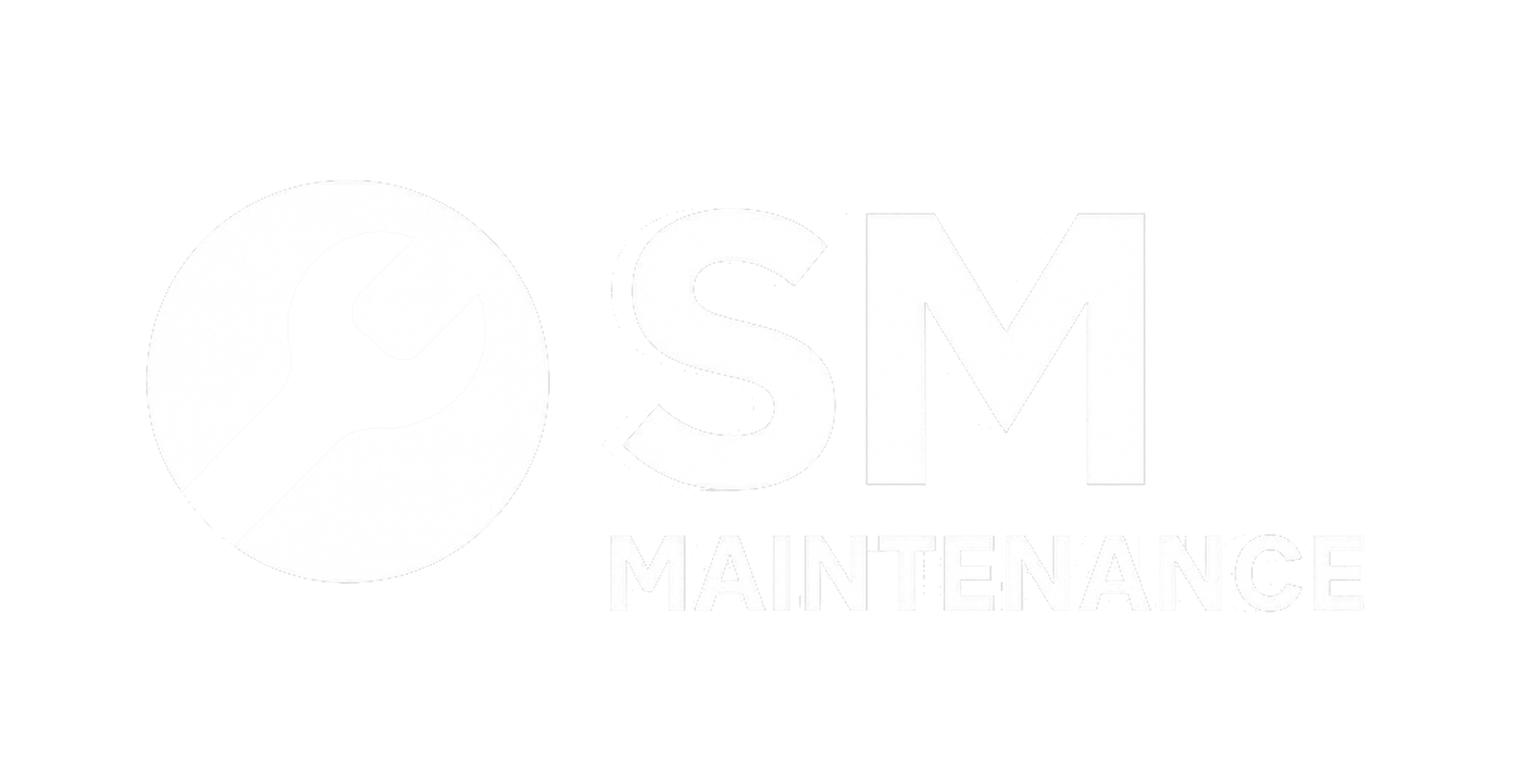 sm maintenance logo white